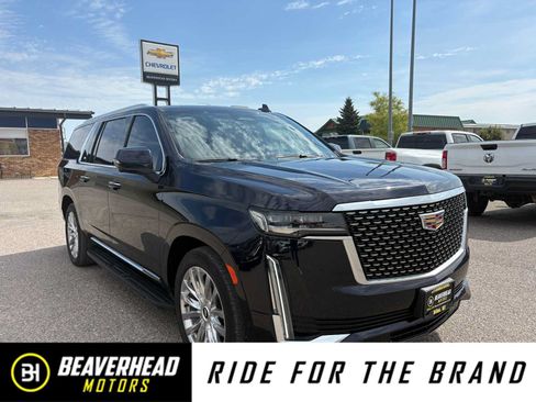 Used 2021 Cadillac Escalade ESV Premium Luxury w/ Driver Assist Tech Package AWD/4WD image 1