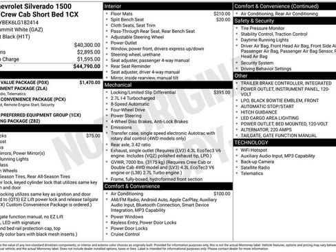 Used 2020 Chevrolet Silverado 1500 Custom w/ Custom Value Package image 5