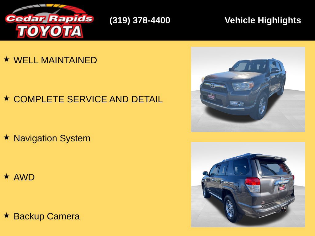 Used 2011 Toyota 4Runner SR5 AWD/4WD image 7