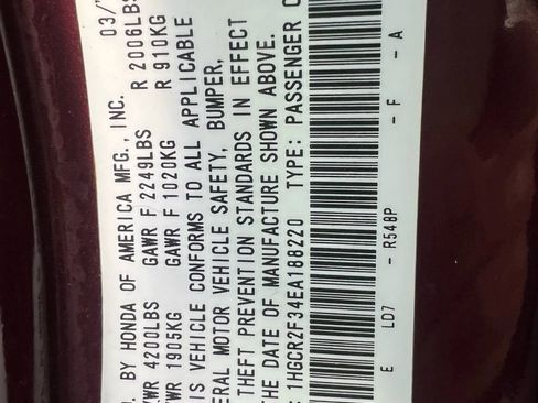 Used 2014 Honda Accord LX image 27