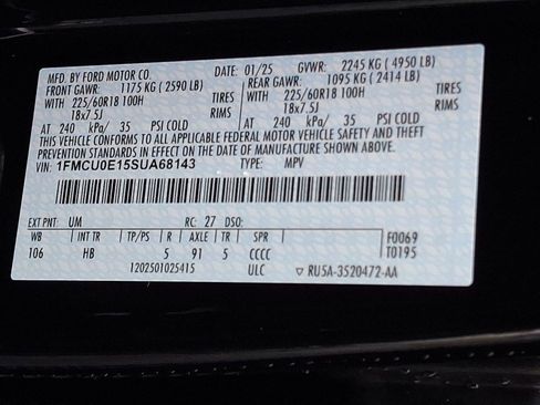 New 2025 Ford Escape SE image 10