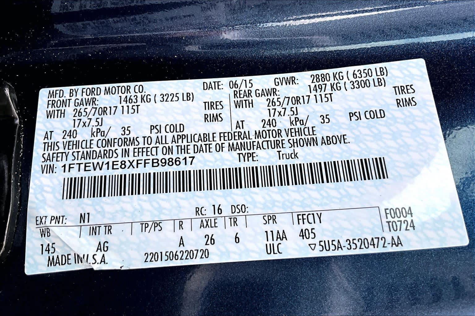Used 2015 Ford F150 XL w/ XL Power Equipment Group AWD/4WD image 30