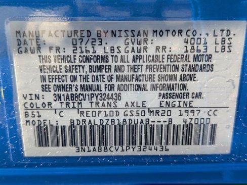 Used 2023 Nissan Sentra SV w/ SV Premium Package FWD image 28