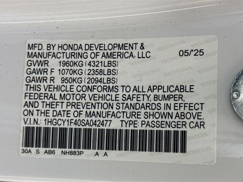 Used 2025 Honda Accord SE image 29