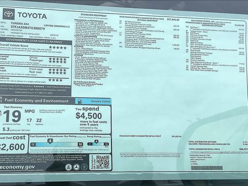 New 2026 Toyota Tundra Limited image 22