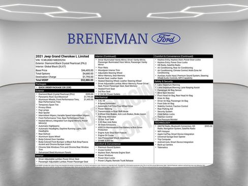 Used 2021 Jeep Grand Cherokee L Limited image 2