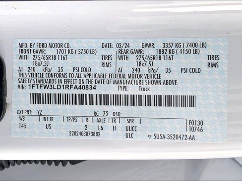 Used 2024 Ford F150 XLT w/ Mobile Office Package image 31