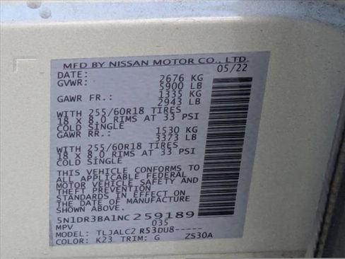 Used 2022 Nissan Pathfinder SV FWD image 15