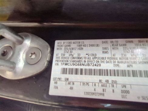 Used 2022 Ford Escape SE w/ Convenience Package image 29