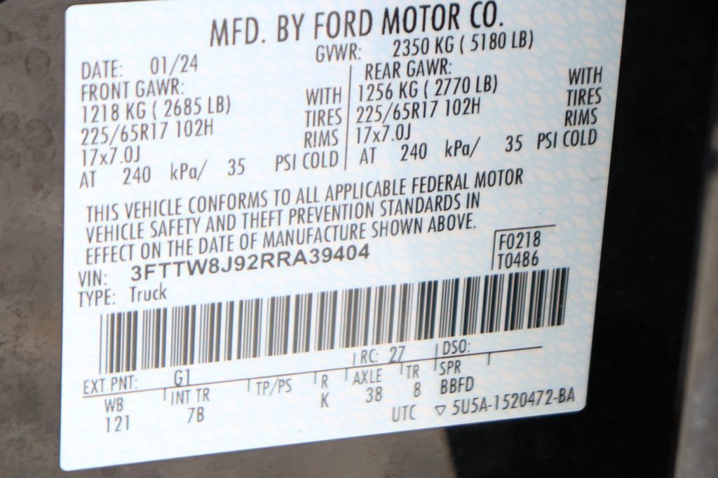 Used 2024 Ford Maverick XLT w/ Equipment Group 300A Standard AWD/4WD image 49