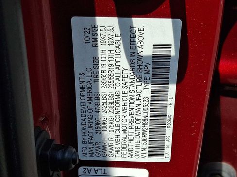 Used 2022 Honda CR-V Touring image 27