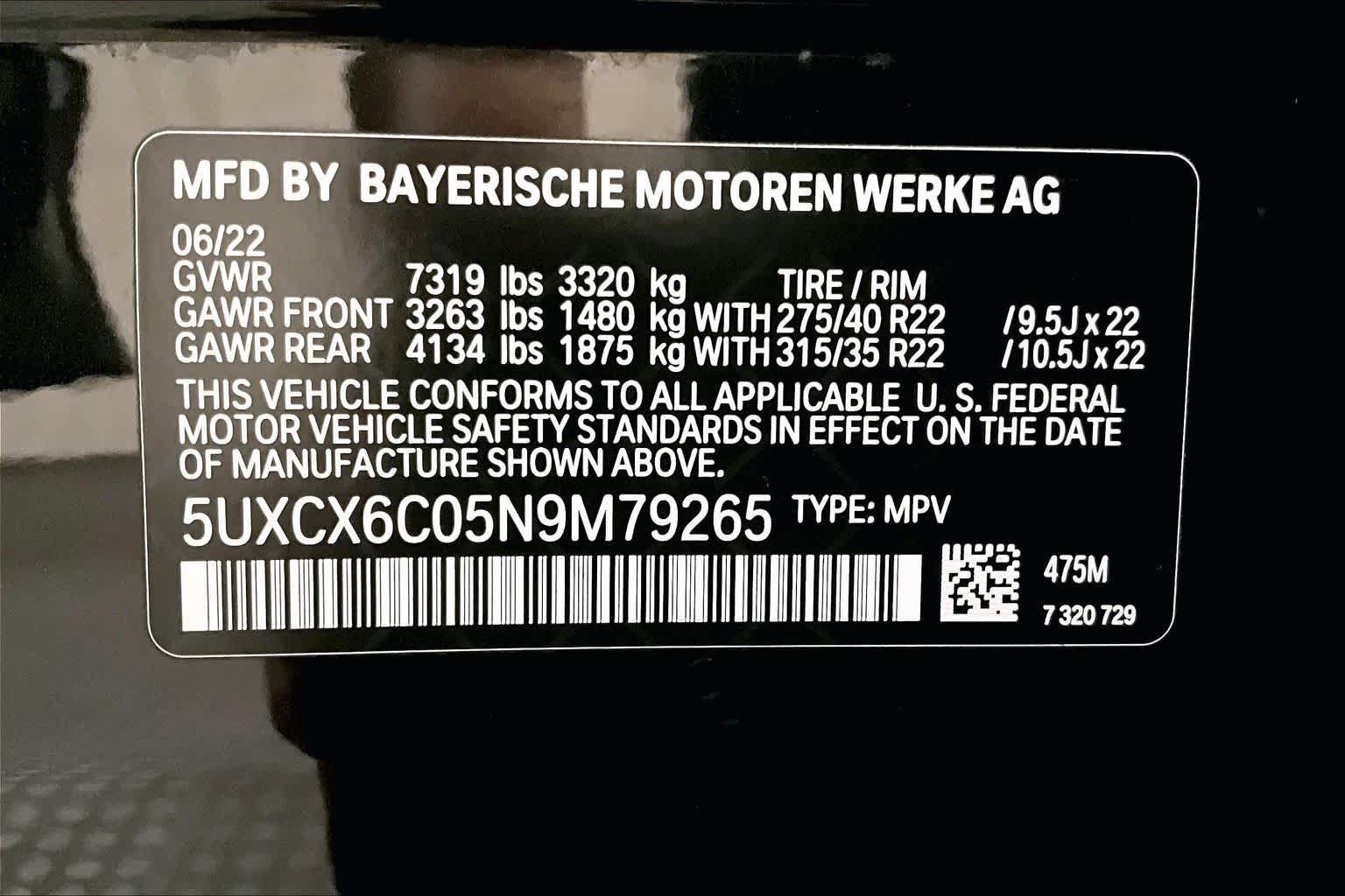 Used 2022 BMW X7 M50i AWD/4WD image 33