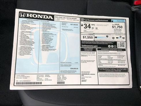 New 2025 Honda Civic Sport image 14