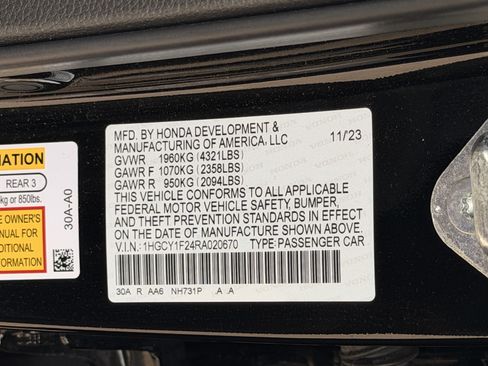 Used 2024 Honda Accord LX image 28