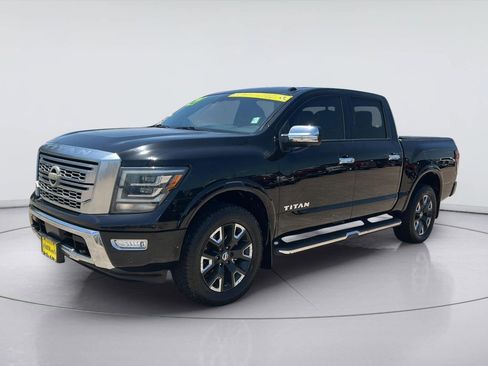 Used 2021 Nissan Titan Platinum Reserve w/ Off Road Protection Package AWD/4WD image 1