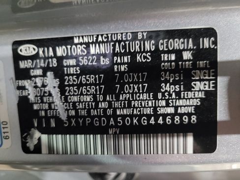 Used 2019 Kia Sorento AWD V6 image 33