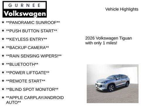 New 2026 Volkswagen Tiguan SE image 7