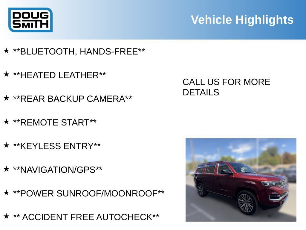 Used 2024 Jeep Grand Wagoneer Series III w/ HD Trailer Tow Package AWD/4WD image 7