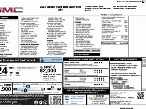 Used 2021 GMC Sierra 1500 AT4 image 2