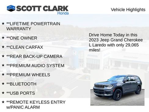 Used 2023 Jeep Grand Cherokee L Laredo w/ MOPAR Finishing Package AWD/4WD image 11