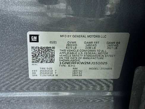 Used 2021 Chevrolet Traverse LS w/ LPO, Floor Liner Package image 39