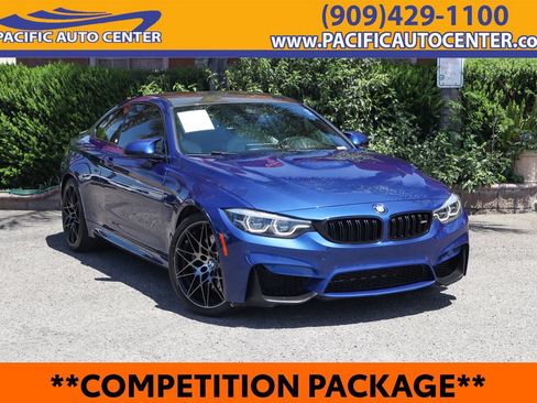 Used 2020 BMW M4 Coupe w/ Competition Package RWD image 1
