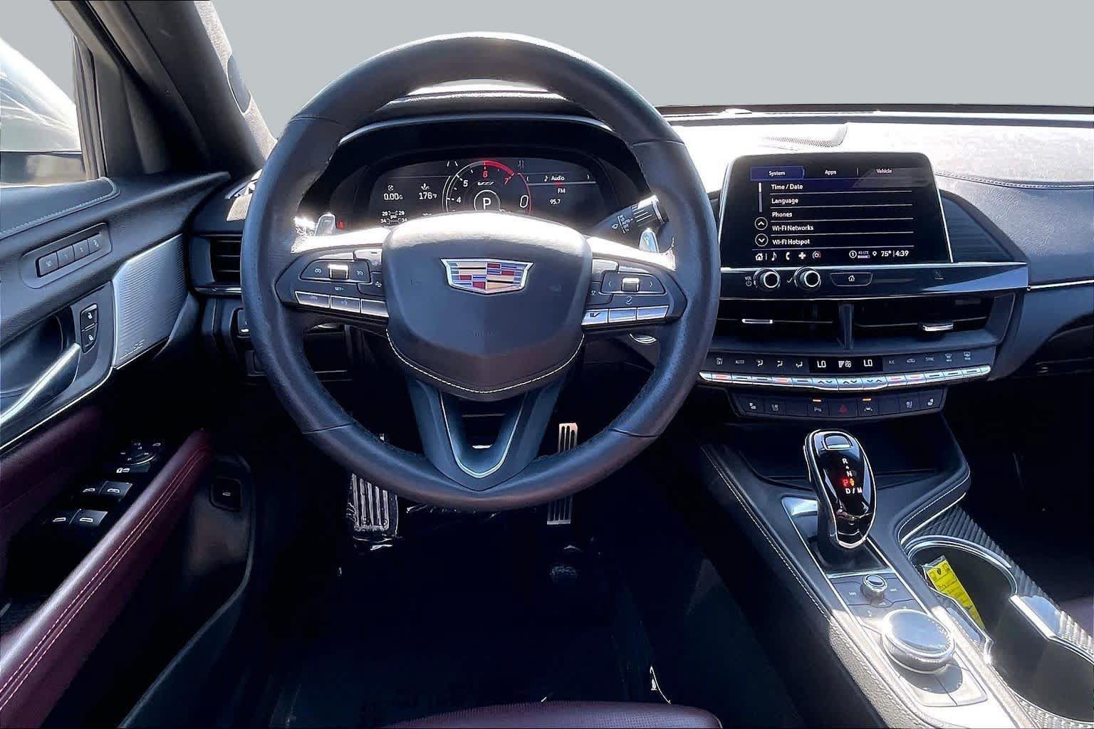 Used 2021 Cadillac CT4 V w/ Technology Package RWD image 5