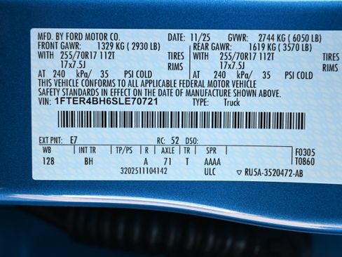 New 2025 Ford Ranger XL image 45