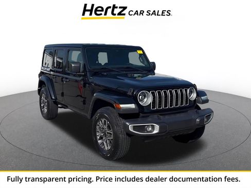 Used 2025 Jeep Wrangler Unlimited Sahara AWD/4WD image 1