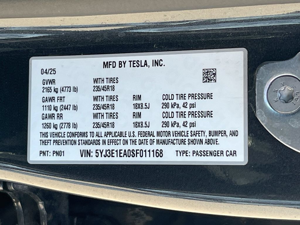 Used 2025 Tesla Model 3 Long Range RWD image 33