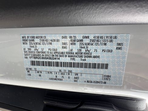 New 2025 Ford Transit 250 148 Medium Roof Extended AWD image 34