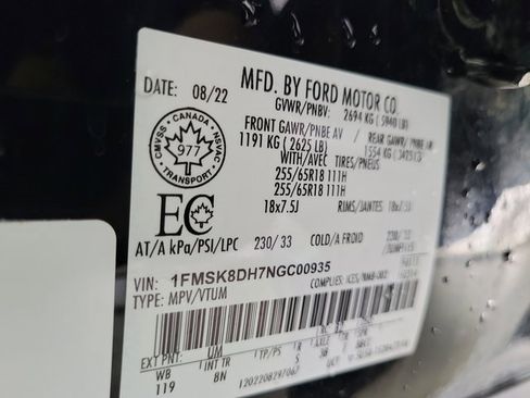 Used 2022 Ford Explorer XLT image 50