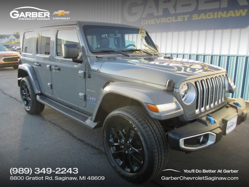 Used 2022 Jeep Wrangler Unlimited Sahara w/ Cold Weather Group image 1