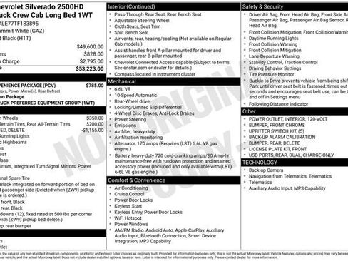 New 2026 Chevrolet Silverado 2500 W/T w/ WT Convenience Package RWD image 3