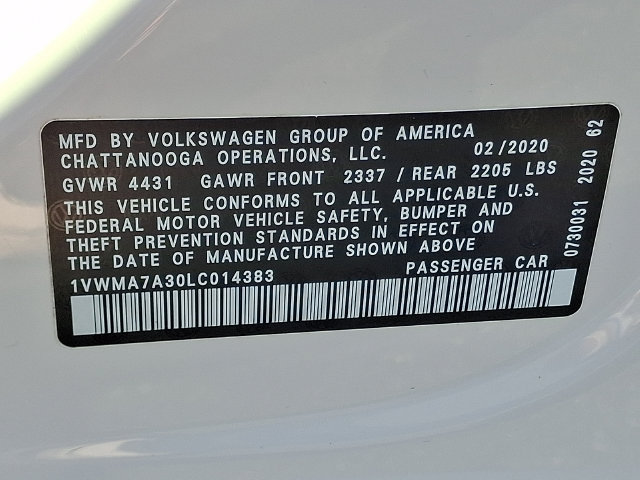 Used 2020 Volkswagen Passat 2.0T R-Line FWD image 29