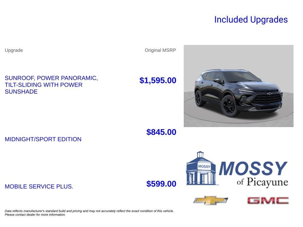 New 2026 Chevrolet Blazer LT w/ Midnight/Sport Edition FWD image 10