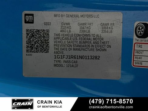 Used 2022 Chevrolet Camaro ZL1 RWD image 35