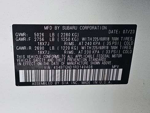 Used 2024 Subaru Outback Limited XT AWD/4WD image 37