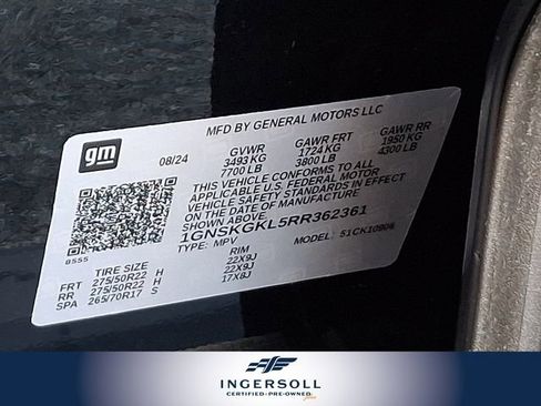 Used 2024 Chevrolet Suburban High Country image 30