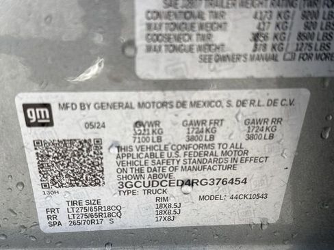 Certified 2024 Chevrolet Silverado 1500 Custom Trail Boss image 30