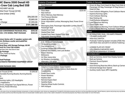 Used 2024 GMC Sierra 3500 Denali Ultimate AWD/4WD image 32