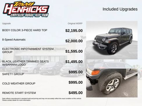 Used 2018 Jeep Wrangler Unlimited Sahara AWD/4WD image 7
