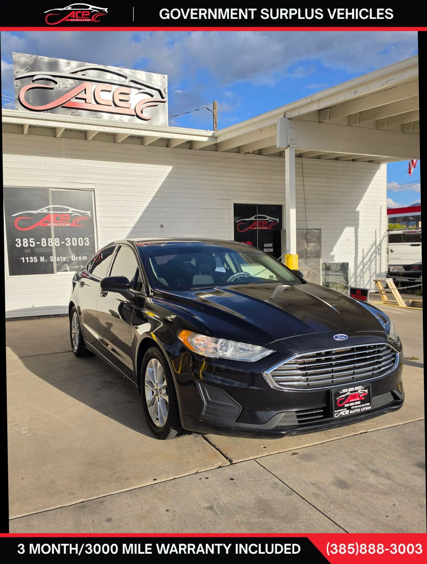 Used 2019 Ford Fusion SE FWD image 1