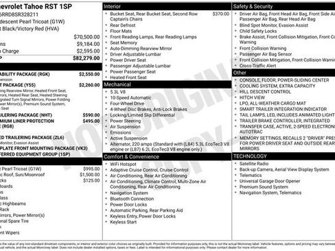 Certified 2025 Chevrolet Tahoe RST w/ RST Capability Package image 7