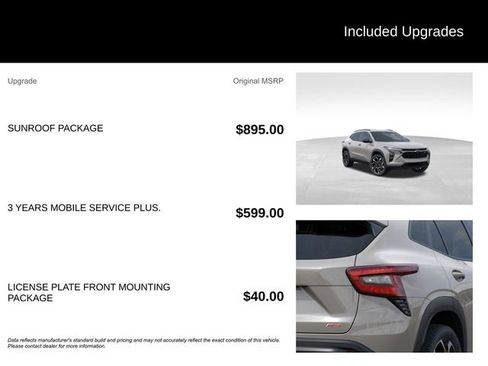 New 2026 Chevrolet Trax RS w/ Sunroof Package image 5