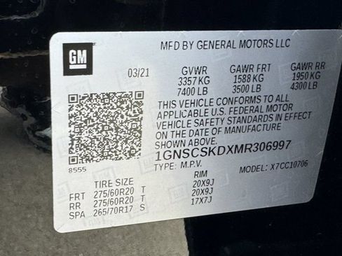 Used 2021 Chevrolet Tahoe Premier RWD image 38