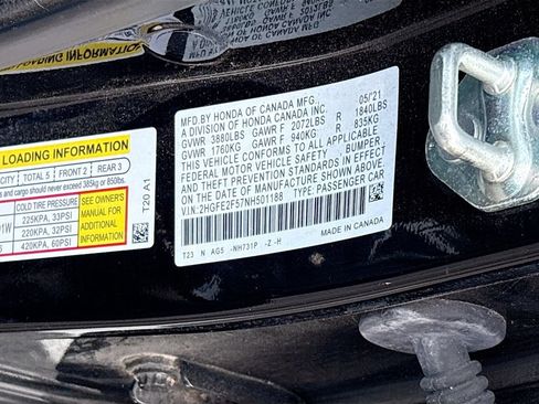 Used 2022 Honda Civic Sport image 29