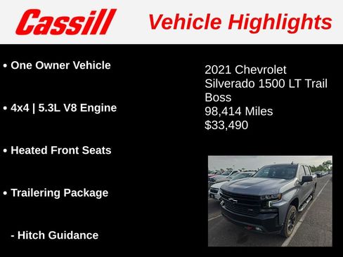 Used 2021 Chevrolet Silverado 1500 LT Trail Boss image 6