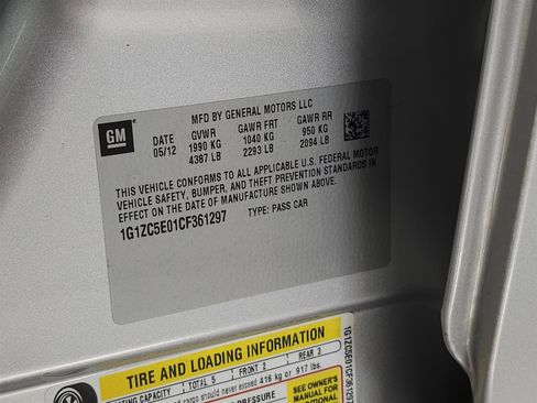 Used 2012 Chevrolet Malibu LT w/ Power Convenience Package FWD image 24