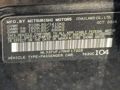 Used 2024 Mitsubishi Mirage G4 FWD image 10